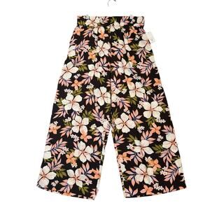 Billabong Wide Leg Tropical Floral Print XL Seaside Beach Pants NWT